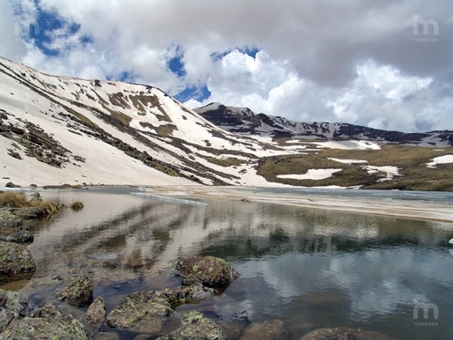 Lake Lessing Northeastern slope of mount Aragats, altitude of 3200m.