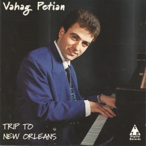 This image is the cover of Hayrapetyan’s first album, “Trip to New Orleans” where he went by the shortened version of his name ‘Vahag Petian’. 